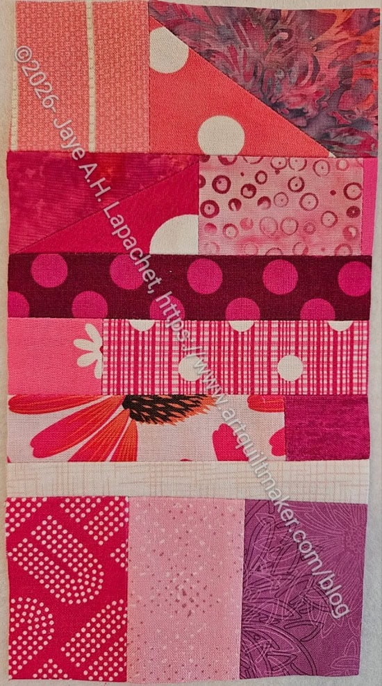 Pink color strip #113
