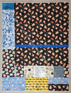 Finished Cool Four Patch Fun - back