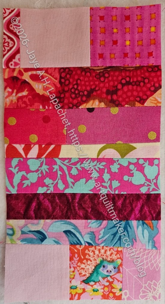 Pink color strip #116