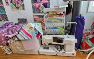 Sad and lonely sewing machine