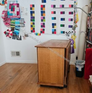 Old sewing table stranded