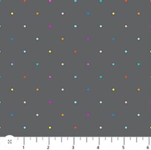 Dewfall 92091-95 Ditsy Dots Gray Multi Ghazal Razavi